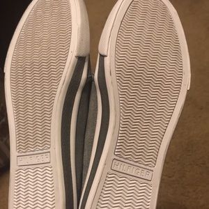 Tommy Hilfiger Shoes - Women’s gray suede Timmy Hilfiger slip ons Tommy Hilfiger Shoes - Women’s gray suede Timmy Hilfiger slip ons